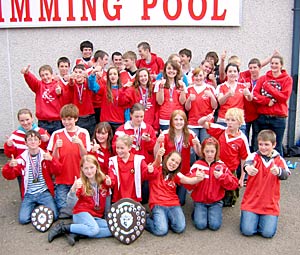 Members of the Orkney Swimming Club Members of the Orkney Swimming Club