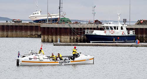 Auður arrives in Kirkwall. (The Orcadian)