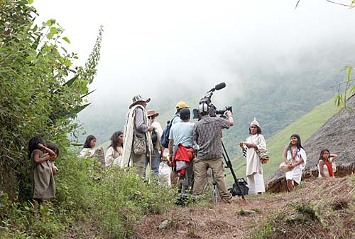Film-maker Alan Ereira working with the Kogi people of Colombia, who want to open a dialogue with western scientists about the state of the planet.