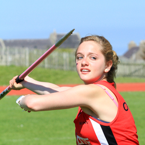Orkney's Thora Cant claimed silver in the women's javelin event.