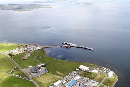 An aerial view of Hatston. (Picture: www.theorcadianphotos.co.uk)