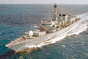 The Type 23 Frigate HMS Northumberland will be involved in operation Joint Warrior next week.