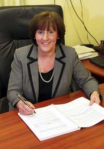 Cathie Cowan, chief executive of NHS Orkney.