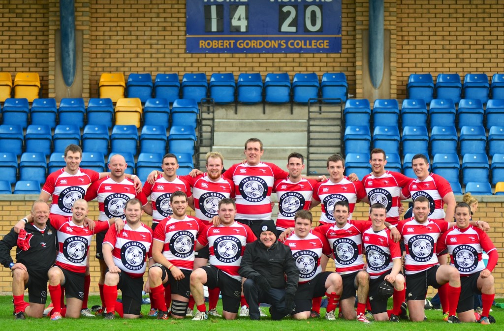 The Orkney squad which faced Gordonians.