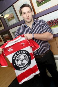 Orkney's new rugby development officer, Tom Hughes. (www.theorcadianphotos.co.uk)