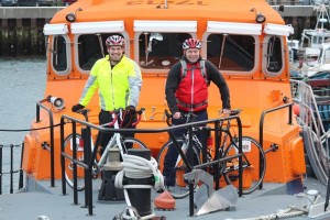 RNLI fundraisers Brian Ratter and Brian Hughes. (Picture: Craig Taylor)