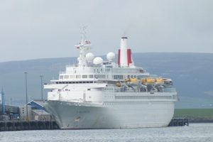 The arrival of the Boudica this morning. (Picture: Craig Taylor)