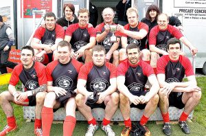 The successful Orkney squad from last year's rugby sevens tournament. (Kenny Pirie)