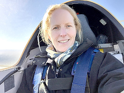 A FLIGHT TO REMEMBER — Members of the public can book a special flight with aviator Shona Bowman, who will pilot the De Havilland Dragon Rapide, G-AHAG, at the festival.