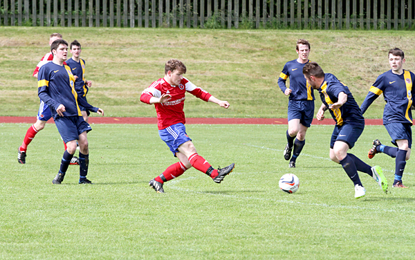 Halkirk won on penalties after a 1-1 draw in the North of Scotland Cup in July, the last meeting between the two sides. Thorfinn Stout (above) was on the scoresheet that day and will be hopeful of a repeat on Saturday.