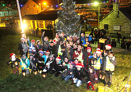 Stromness gets the festive season under way as usual with the first of the county's Christmas Tree lighting ceremonies.