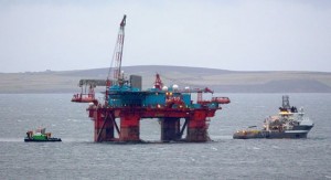 The Regalia in Scapa Flow. (Picture: Craig Taylor)