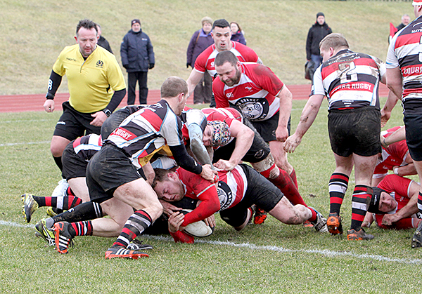 Orkney RFC versus RHC Cougars at Pickaquoy. 12/3/16 Tom O'Brien