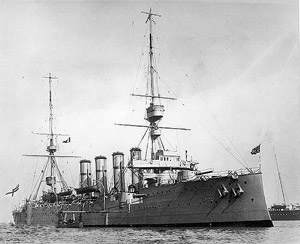 HMS Hampshire, which sank off Birsay in June 1916, with the loss of 737 crewmen.