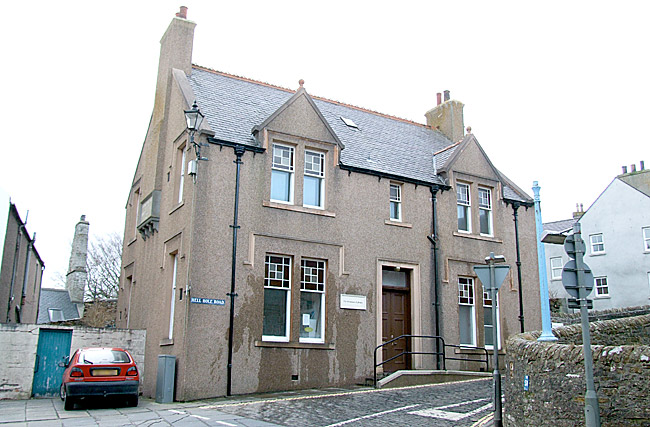 The former library building in Stromness.