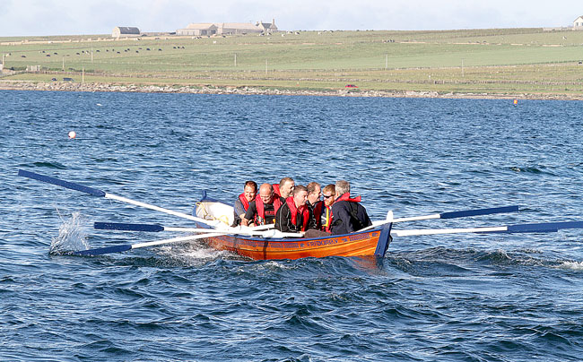 Members of the Orkney Rowing Club will set out on their around-Mainland fundraising row this afternoon.