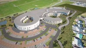 An impression of the new hospital to be built in Kirkwall.