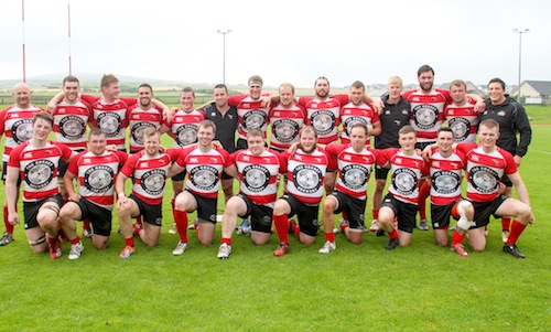 Orkney RFC versus the Penguins select team at Pickaquoy. Orkney won the match 38-15. 20/8/16 Tom O'Brien