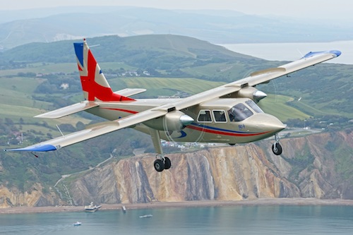 Britten Norman's Golden Islander will be in Orkney as part of this year's Aviation Festival.