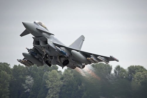 Royal Air Force Typhoon (photo courtesy of The Ministry of Defence)