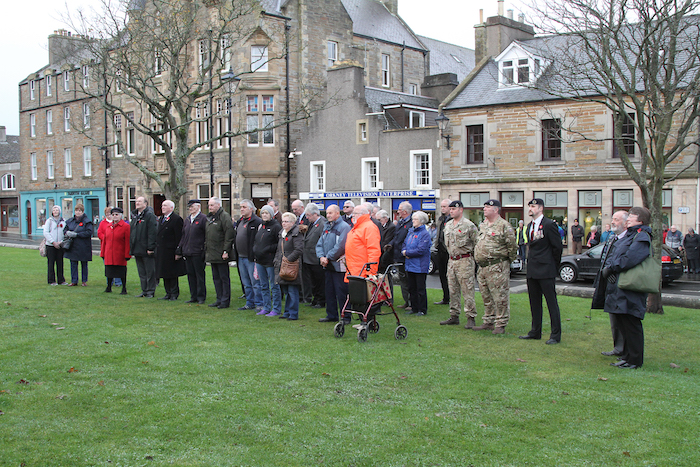 Observing the two minutes silence in Kirkwall. (www.theorcadianphotos.co.uk)