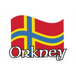 Orkney Sticker - Flag