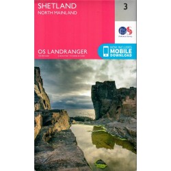 Shetland - North Mainland - 3 - OS Landranger Map