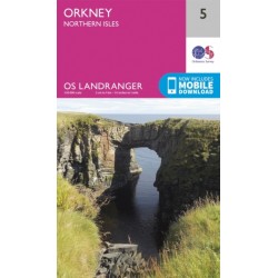 Orkney - Northern Isles - 5 - OS Landranger Map