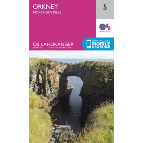 Orkney - Northern Isles - 5 - OS Landranger Map