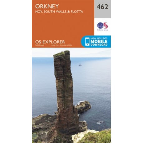 Orkney - Hoy, South Walls and Flotta - 462 OS Explorer Map