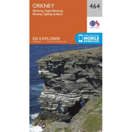 Orkney - Westray, Papa Westray, Rousay, Egilsay and Wyre - 464 - OS Explorer Map