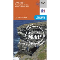 Orkney - Westray, Papa Westray, Rousay, Egilsay and Wyre - 464 - OS Explorer ACTIVE Map