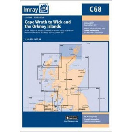 Imray Chart C68: Cape Wrath to Wick and the Orkney Islands