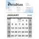 2026 Bold Figure Calendar