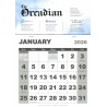 2026 Bold Figure Calendar