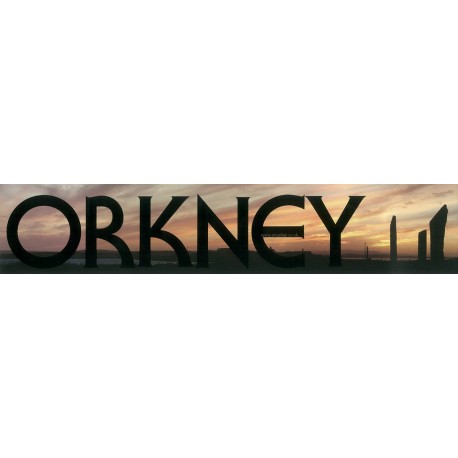 Window Sticker - Orkney Sunset