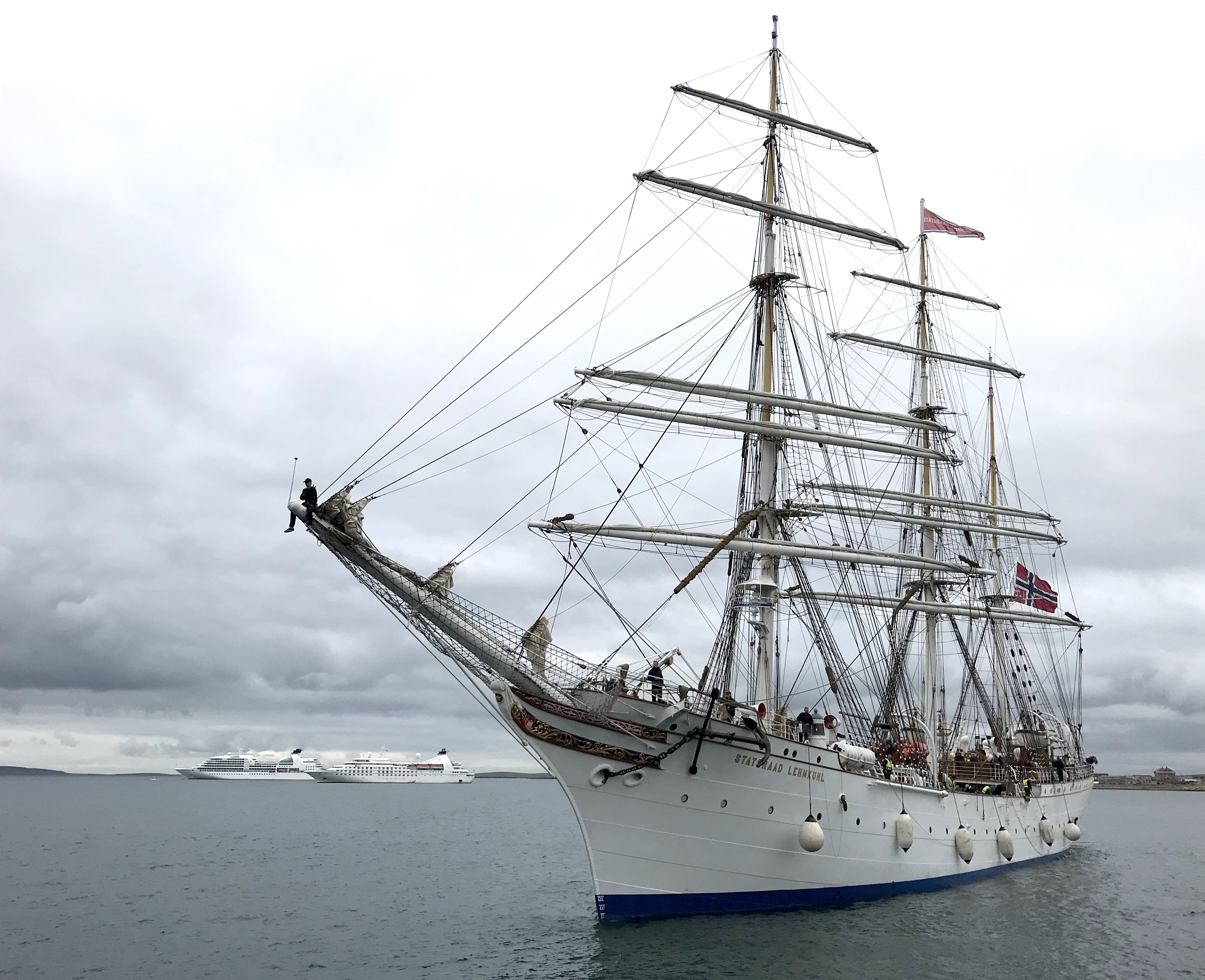 Norwegian tall ship arrives in Kirkwall