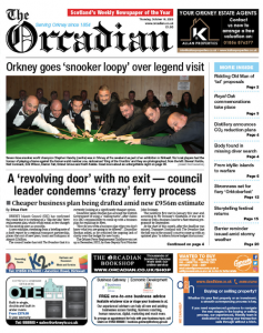In this week’s The Orcadian